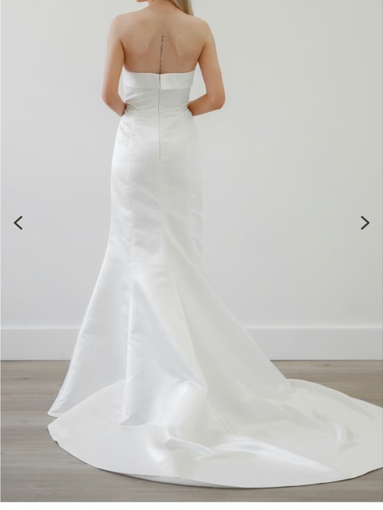 Watters Dresses & Skirts - Watters Strapless Satin Mermaid Wedding Gown in White